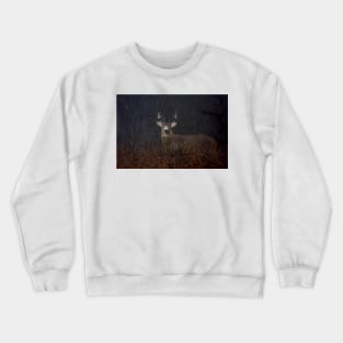 Morning Buck - White-tailed Deer Crewneck Sweatshirt